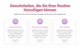 Erstellen Sie Ihre Eigene Website Für Gewohnheiten, Die Sie Ihrer Routine Hinzufügen Können