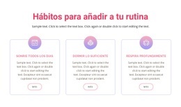 Cree Su Propio Sitio Web Para Hábitos Para Añadir A Tu Rutina