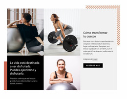 Empiece A Asistir Al Gimnasio Con Regularidad - Plantilla Joomla Creativa Multipropósito