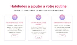 Créez Votre Propre Site Web Pour Habitudes À Ajouter À Votre Routine