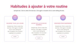 CSS Gratuit Pour Habitudes À Ajouter À Votre Routine