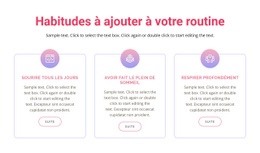 Habitudes À Ajouter À Votre Routine - Mise En Page Multiple