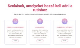 Szokások, Amelyeket Hozzá Kell Adni A Rutinhoz – WordPress Sablon