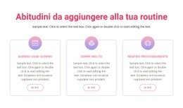 Costruisci Il Tuo Sito Web Per Abitudini Da Aggiungere Alla Tua Routine