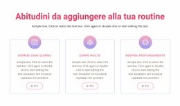 Abitudini Da Aggiungere Alla Tua Routine - HTML Website Maker