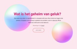 Geheimen Van Geluk HTML5-Sjabloon