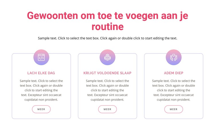 Gewoonten om toe te voegen aan je routine CSS-sjabloon