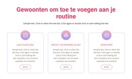 Gratis CSS Voor Gewoonten Om Toe Te Voegen Aan Je Routine