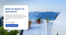 Santorini Pakketreizen - Sjablonen Website-Ontwerp