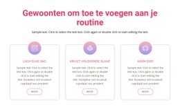 Bouw Uw Eigen Website Voor Gewoonten Om Toe Te Voegen Aan Je Routine