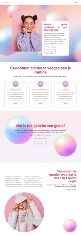 Hoe Geluk De Gezondheid Beïnvloedt - Professioneel Websiteontwerp
