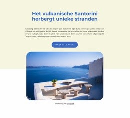 Multifunctioneel Websiteontwerp Voor Santorini Vulkaan