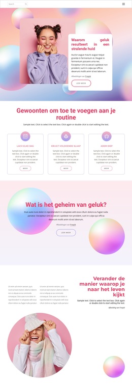Hoe Geluk De Gezondheid Beïnvloedt - Webpaginasjabloon