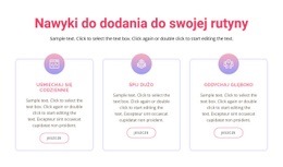 Nawyki Do Dodania Do Swojej Rutyny - HTML Website Maker