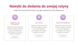 Najlepszy Projekt Strony Docelowej Dla Nawyki Do Dodania Do Swojej Rutyny