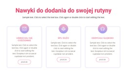 Nawyki Do Dodania Do Swojej Rutyny Szablon Projektu