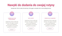 Nawyki Do Dodania Do Swojej Rutyny - Szablon Witryny