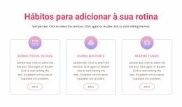 Crie Seu Próprio Site Para Hábitos Para Adicionar À Sua Rotina