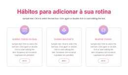 Hábitos Para Adicionar À Sua Rotina Modelo De Design