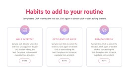 Habits To Add To Your Routine - Ultimate Static Site Generator