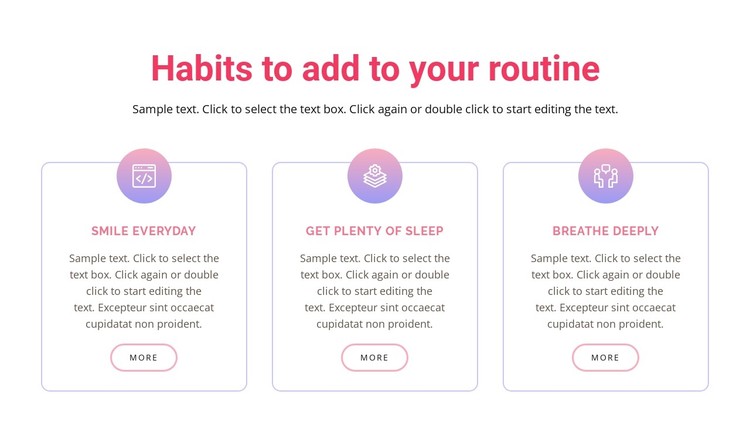 Habits to add to your  routine Static Site Generator