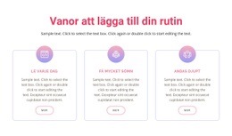 Vanor Att Lägga Till Din Rutin Designmall