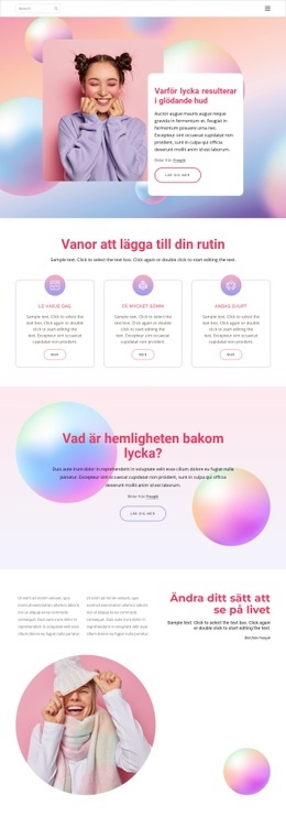 Gratis CSS För Hur Lycka Påverkar Hälsan