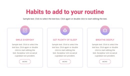 Free CSS For Habits To Add To Your Routine