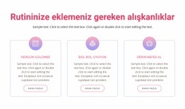 Rutininize Eklemeniz Gereken Alışkanlıklar Müzik Kaydı