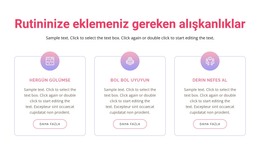 Rutininize Eklemeniz Gereken Alışkanlıklar - Site Şablonu