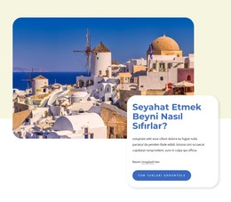 Santorini Gezi Rehberi Rehber Wordpress Teması