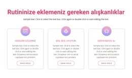 Rutininize Eklemeniz Gereken Alışkanlıklar - Güzel Bir Sayfalık Şablon