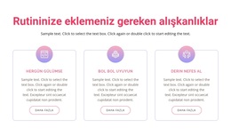 Rutininize Eklemeniz Gereken Alışkanlıklar - WordPress Şablonu