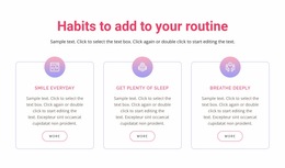 Build Your Own Website For Habits To Add To Your Routine