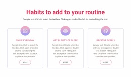 Free Web Design For Habits To Add To Your Routine