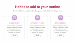 Habits To Add To Your Routine - Visual WordPress Editor In Minutes