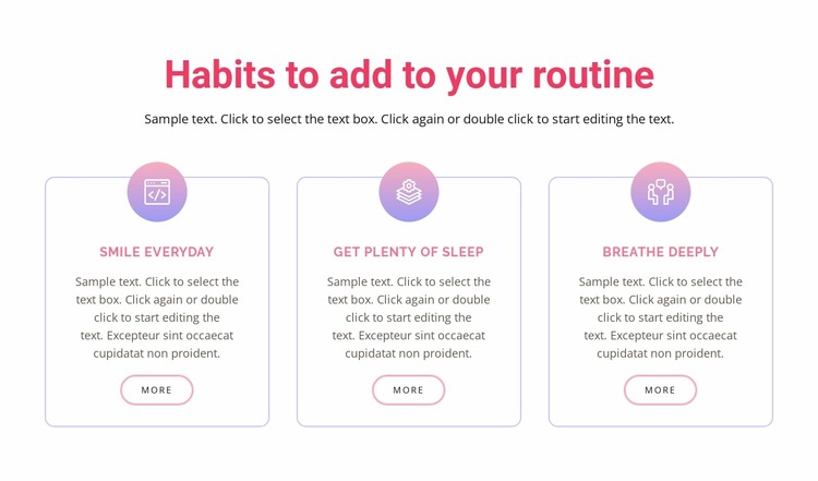 Habits to add to your  routine WordPress Website Builder