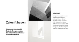 Avantgardistische Formen CSS-Vorlage