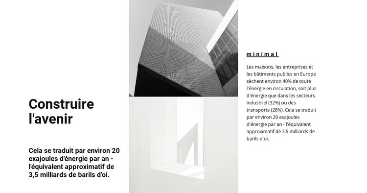 Formes d'avant-garde Modèle HTML5