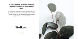 Welkom In Onze Winkel - Responsieve HTML5-Sjabloon