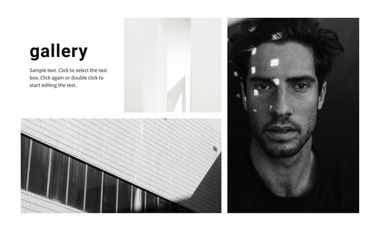 New gallery Squarespace Template Alternative