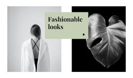 Fashionable Looks - Online Templates