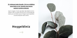 Mağazamıza Hoşgeldiniz - Tek Sayfalık Tema