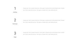 Three Text Blocks CSS Layout Template