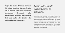 Kostenloses CSS Für Überschriften Und Text In Zwei Spalten