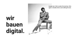 Produkt-Zielseite Für Die Zukunft Liegt In Unseren Händen