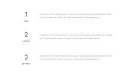 Creador De Sitios Web Exclusivo Para Tres Bloques De Texto