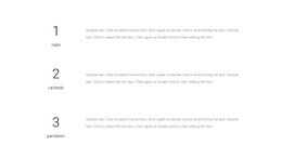 Impresionante Diseño De Sitio Web Para Tres Bloques De Texto