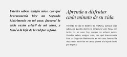 CSS Gratuito Para Encabezados Y Texto En Dos Columnas