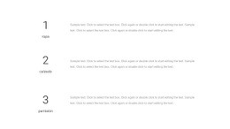 Plantilla HTML5 Exclusiva Para Tres Bloques De Texto